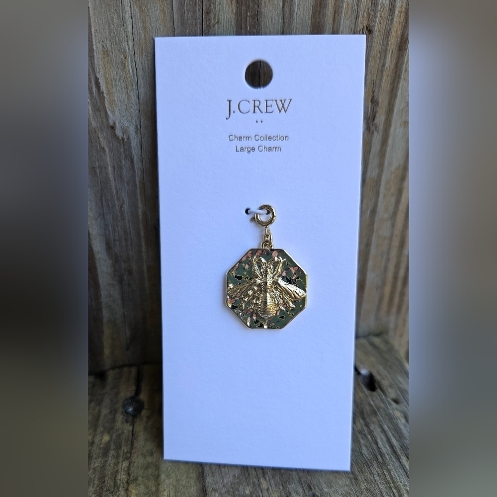 J. Crew Gold Bee Pendant